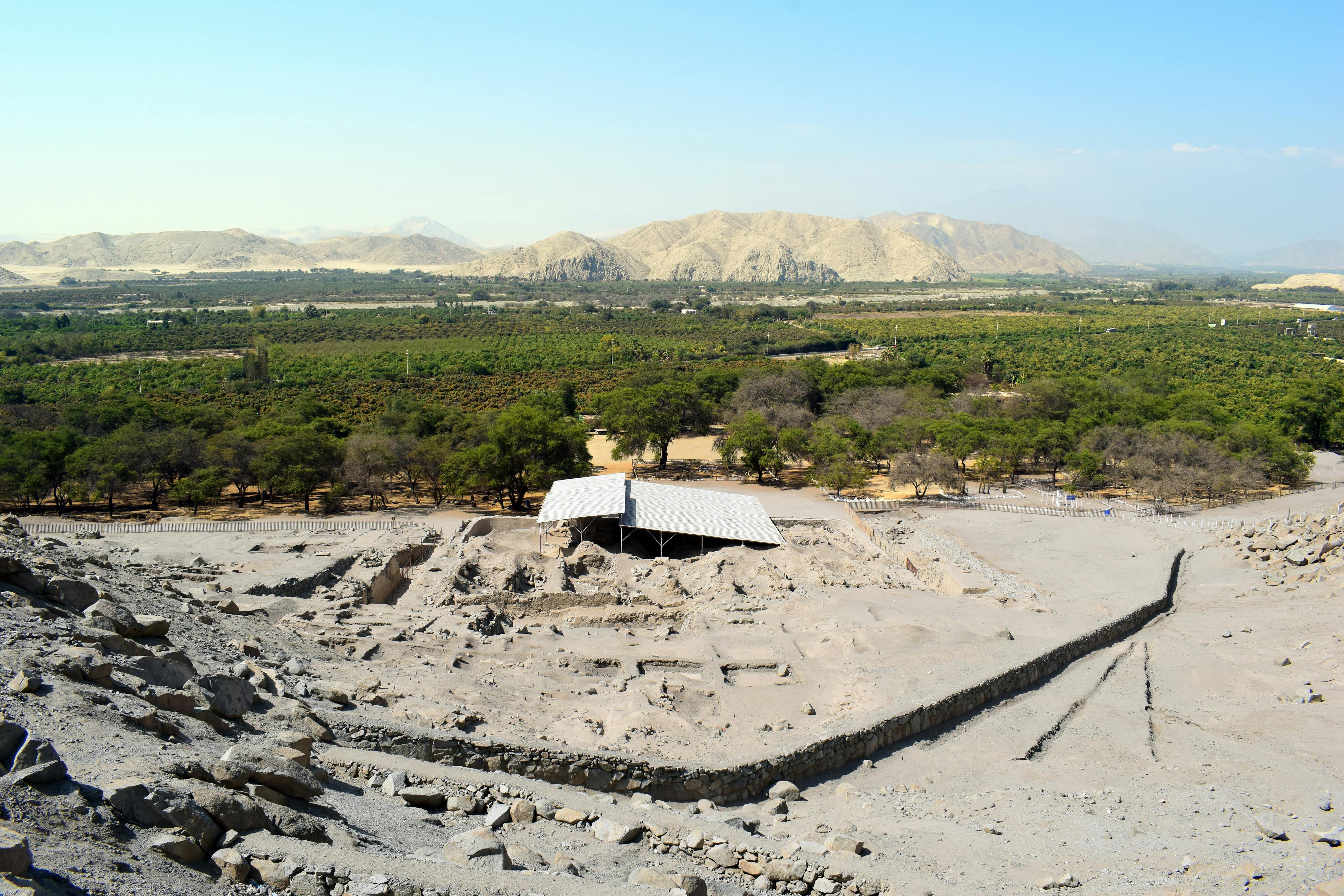View from Cerro Sechín, 2020. 