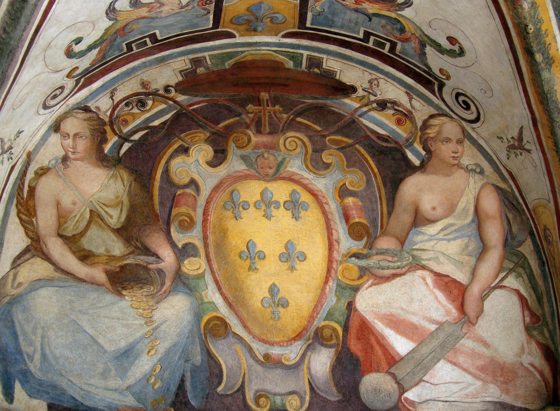 The arms of the Farnese family, 2012