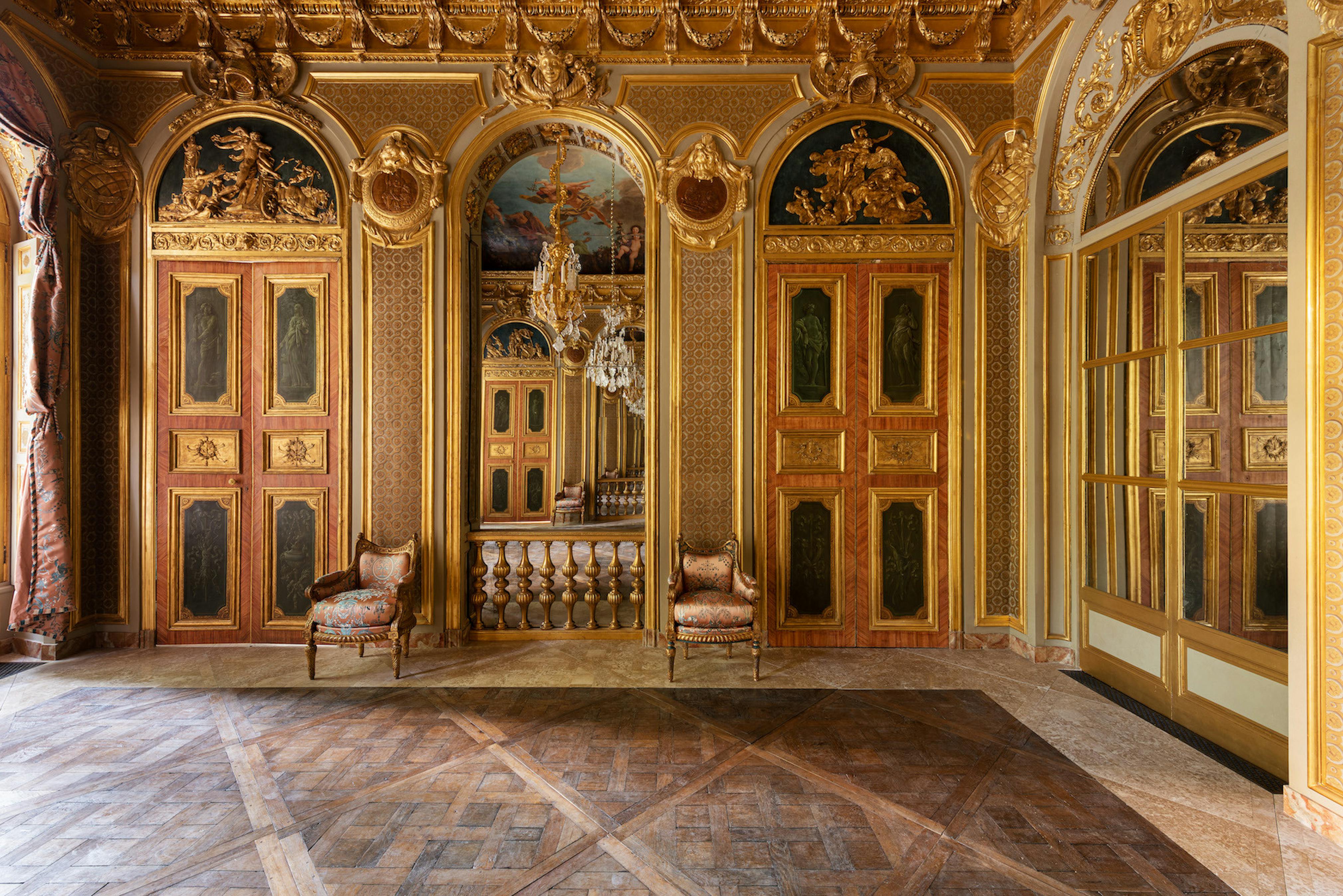 Interiors of the reconstructed Chancellerie d’Orléans, 2021. © Archives nationales France.