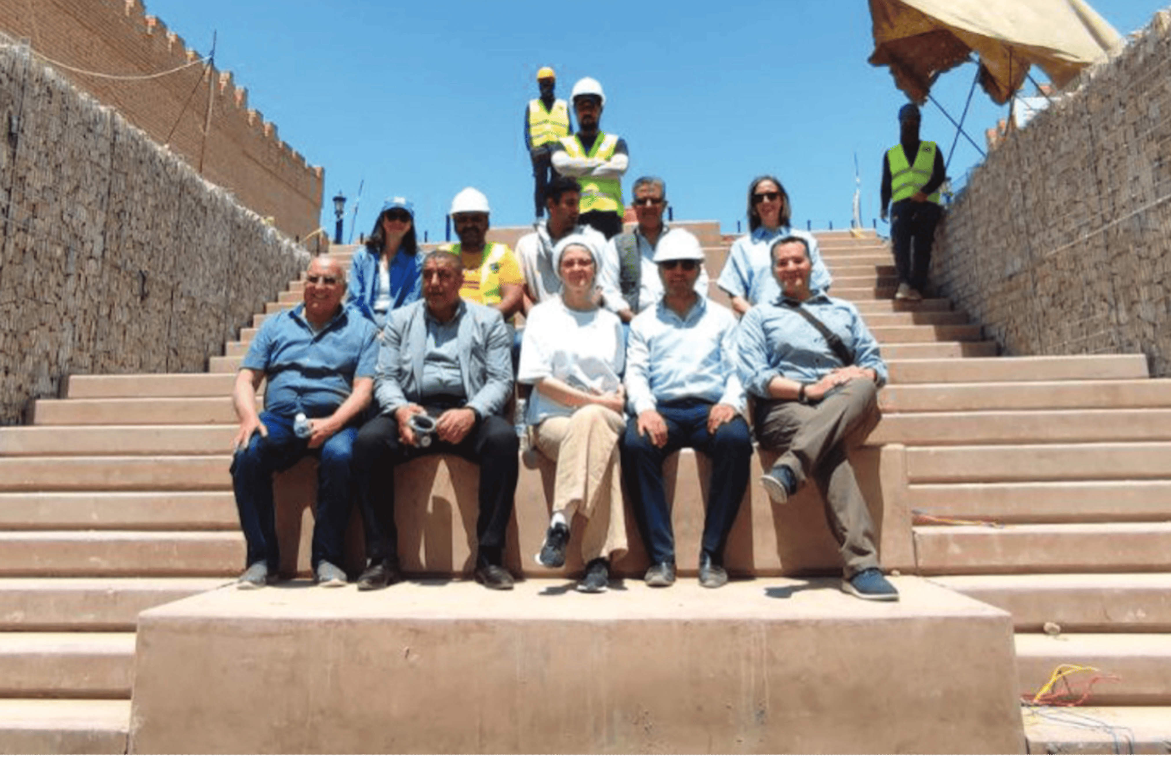 46 wmf team members visit babylon iraq