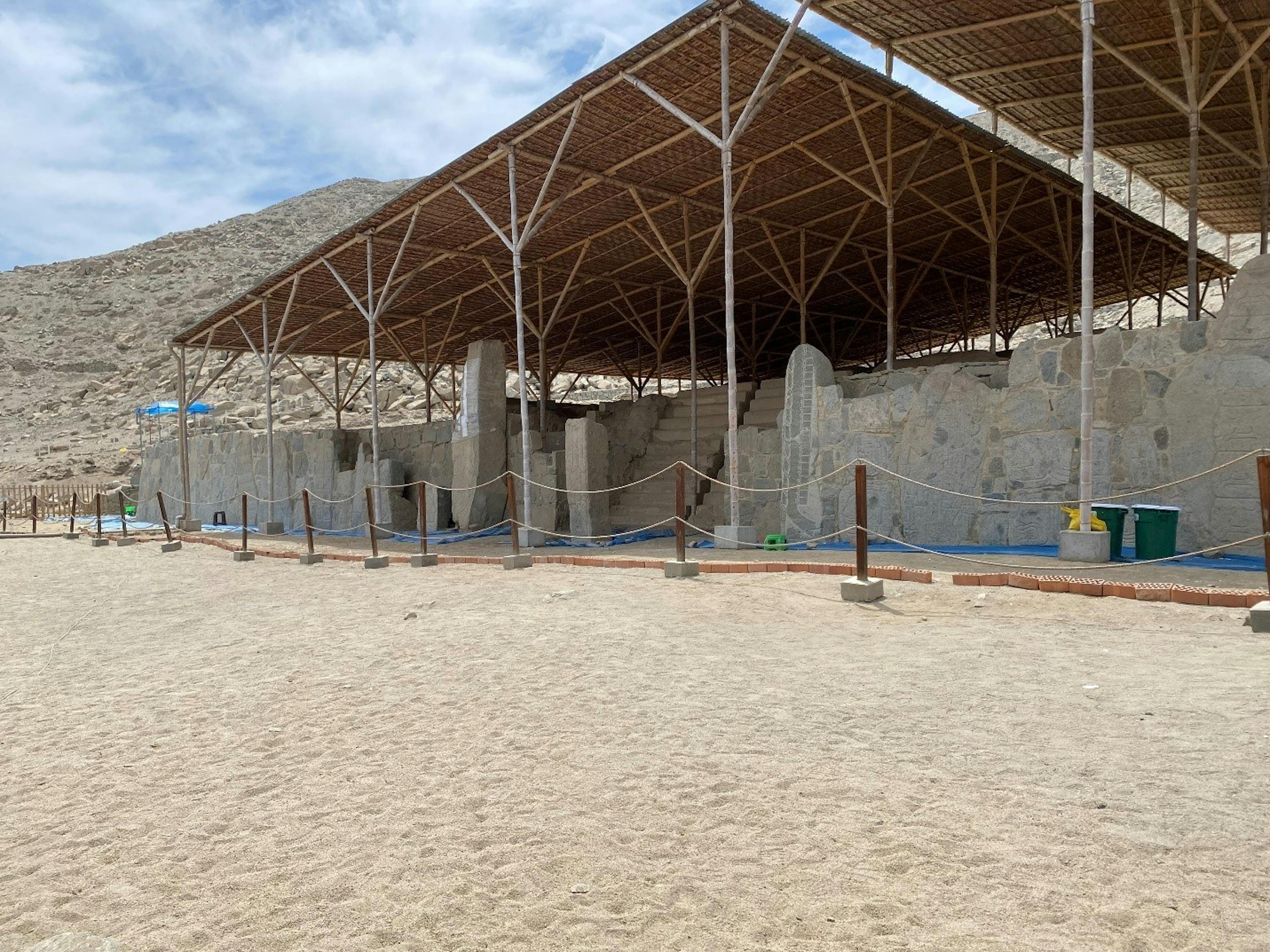 Final results from cleaning the northern area of the monument by Carlos R. Cano Nuñez 