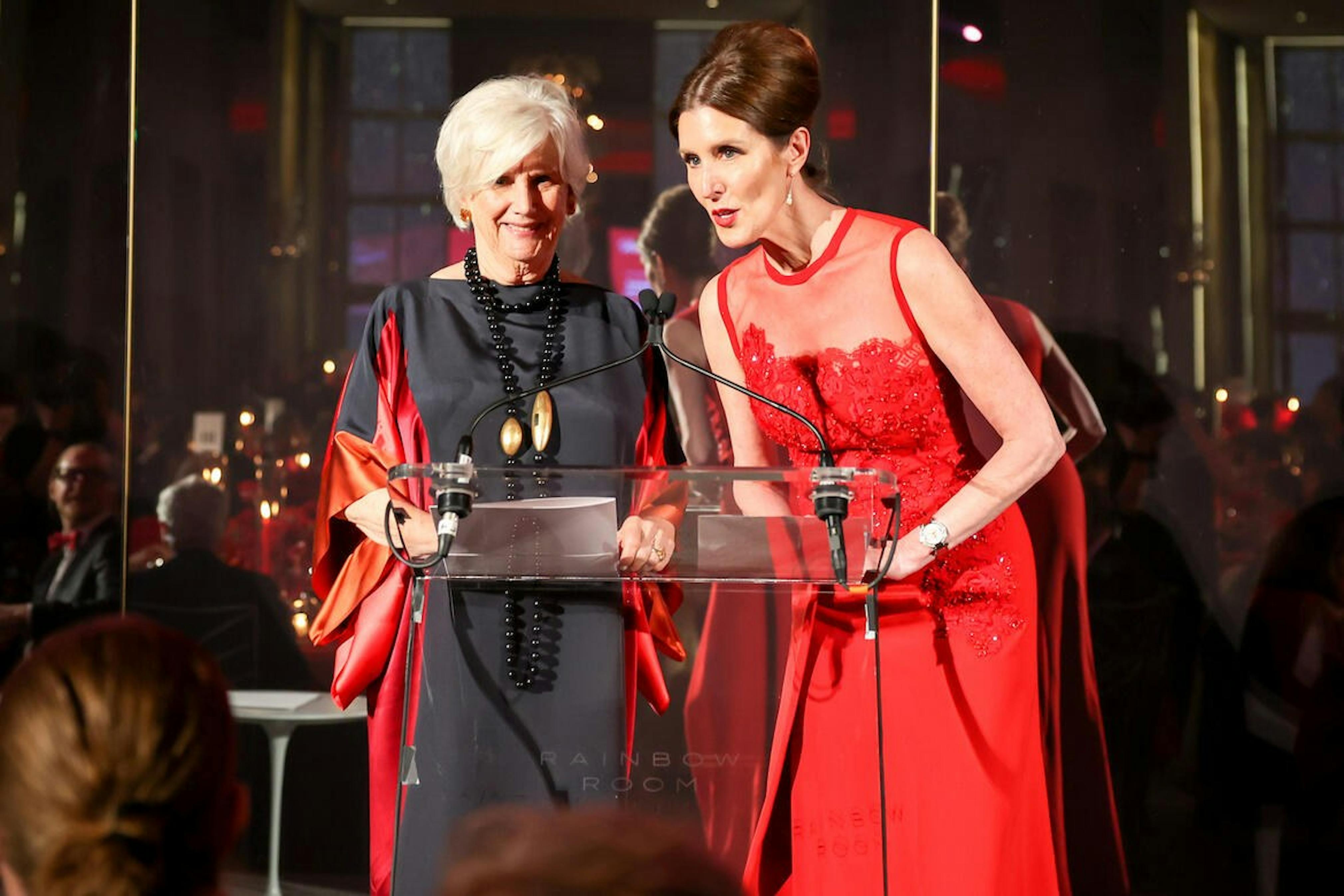 Lorna B. Goodman and Phoebe Tudor.