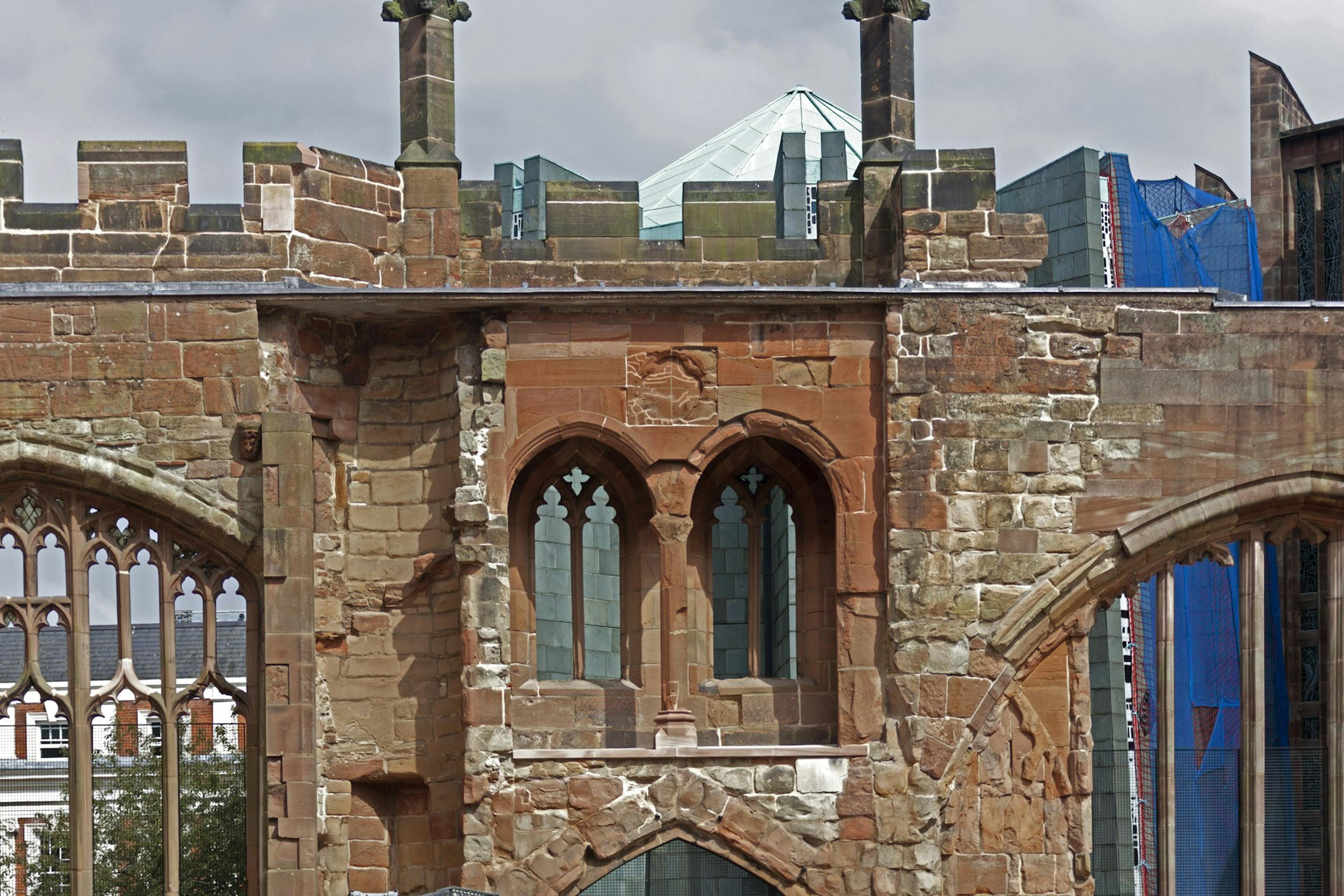The north wall after conservation , 2014