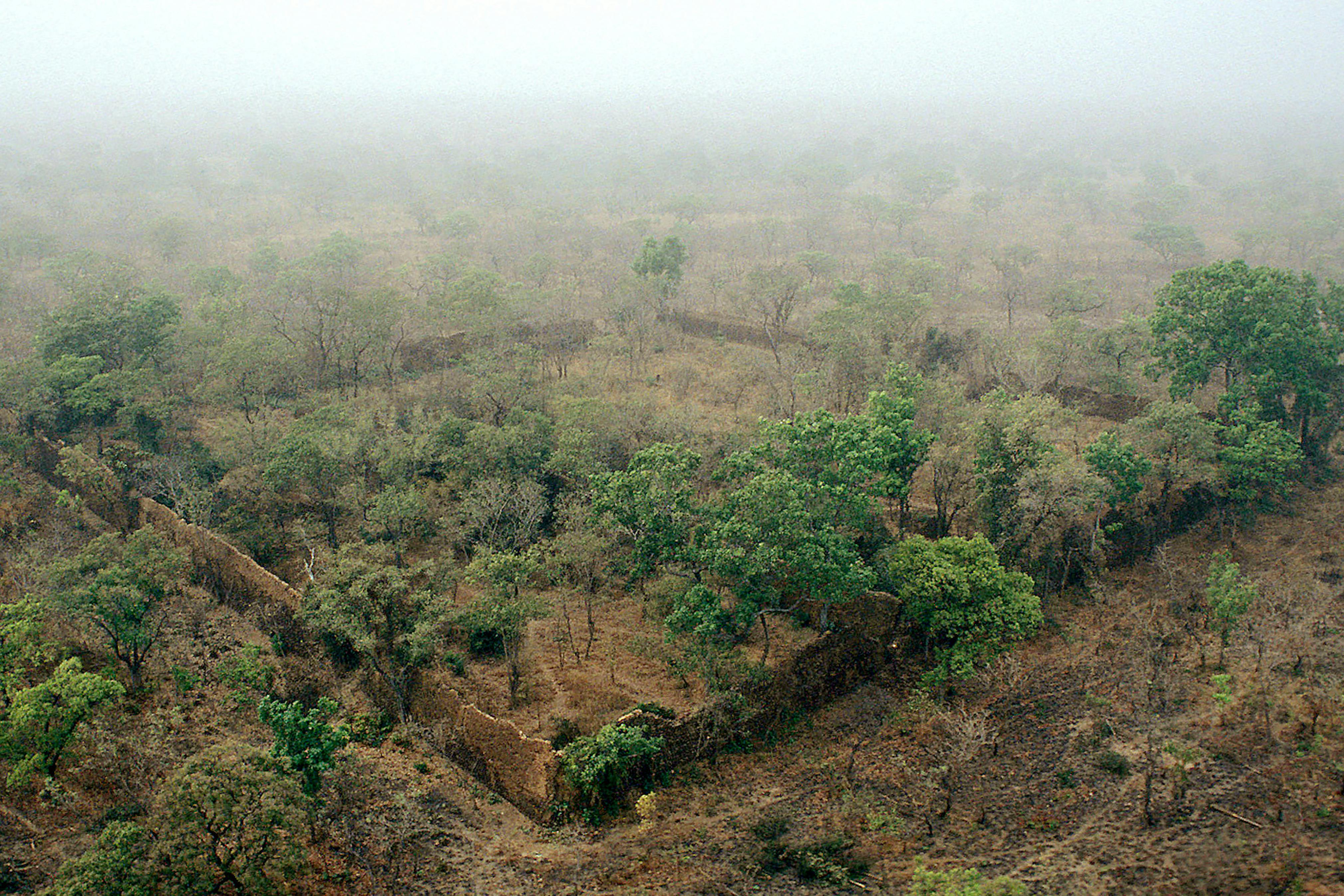 Aerial view from the southeastern angle, 2006