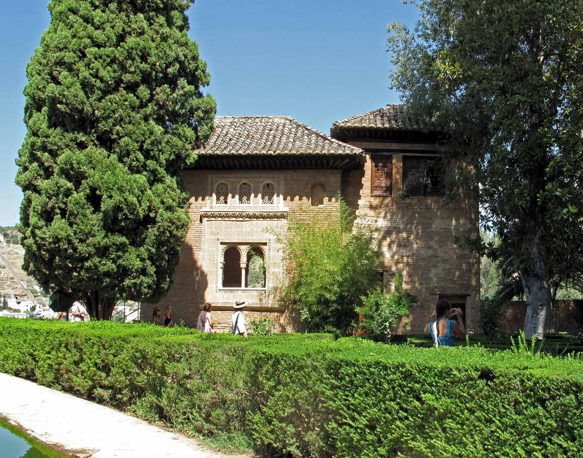Exterior of the Oratorio del Partal at the Alhambra, Spain.
