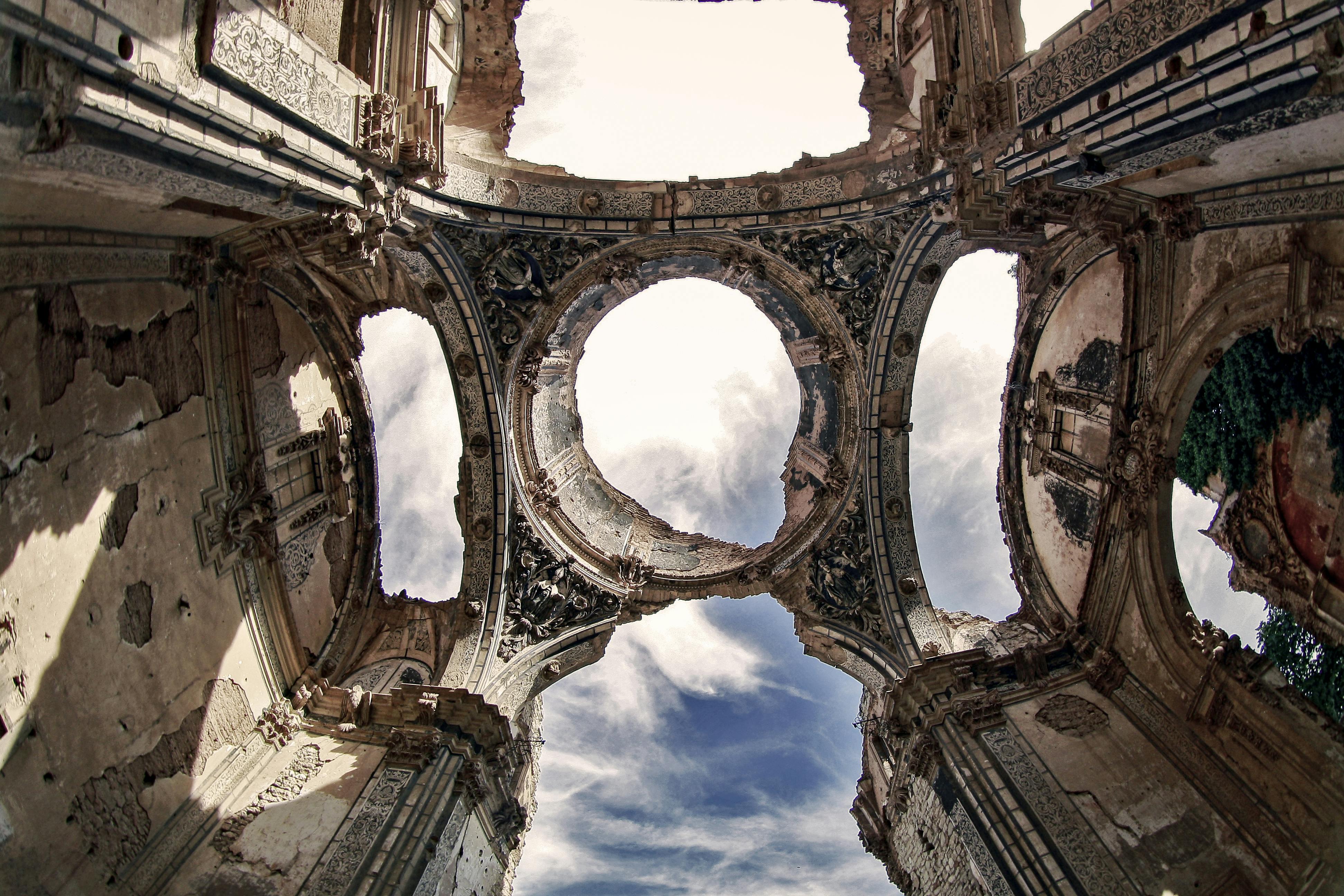 ruins Ruins of Old Belchite, Spain