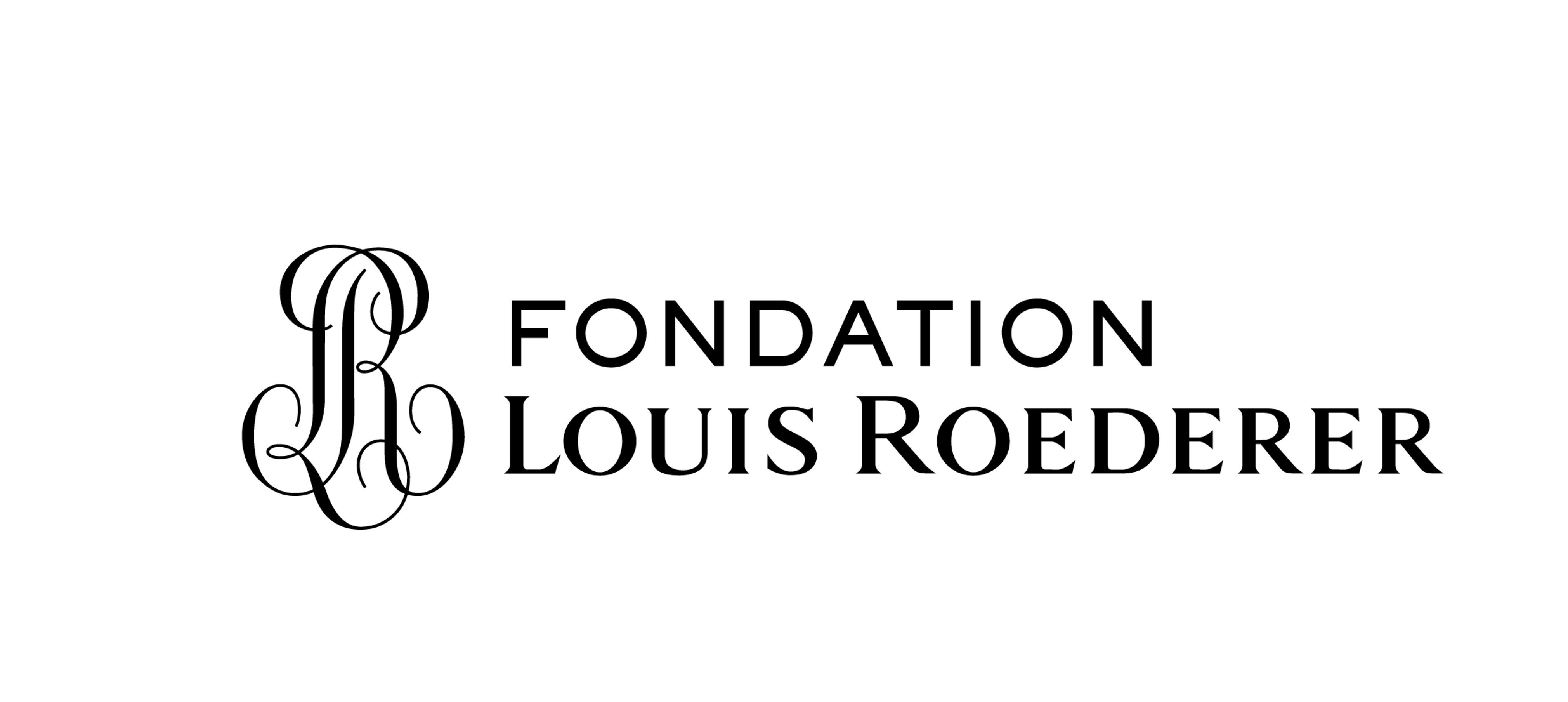 FONDATION LOUIS ROEDERER LOGO NOIR SUR BLANC