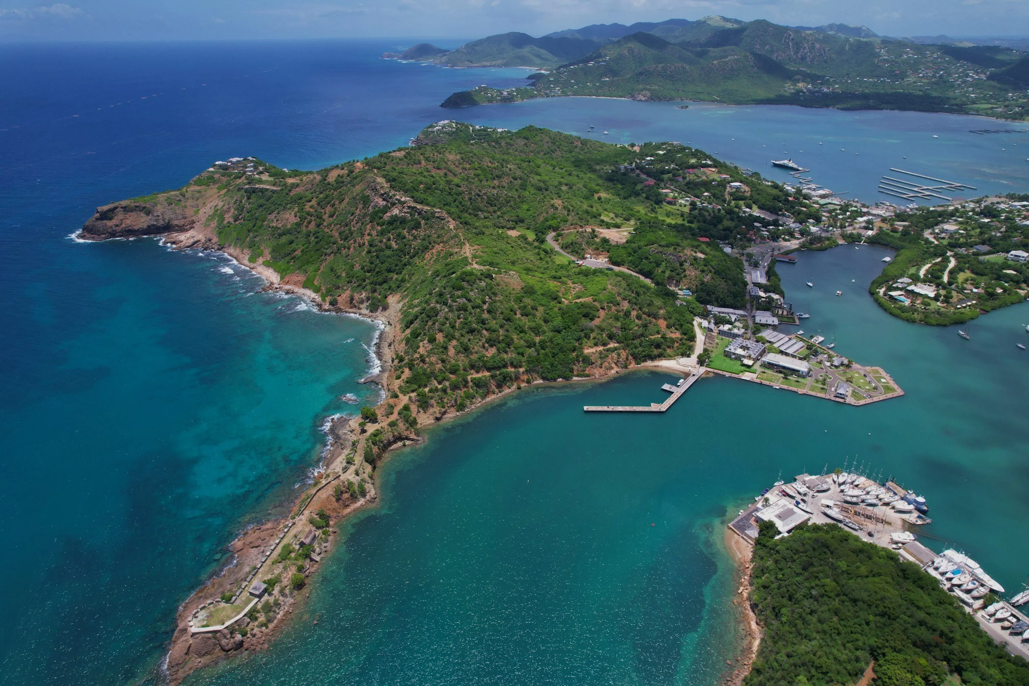 Fort Berkely Aerial Antigua