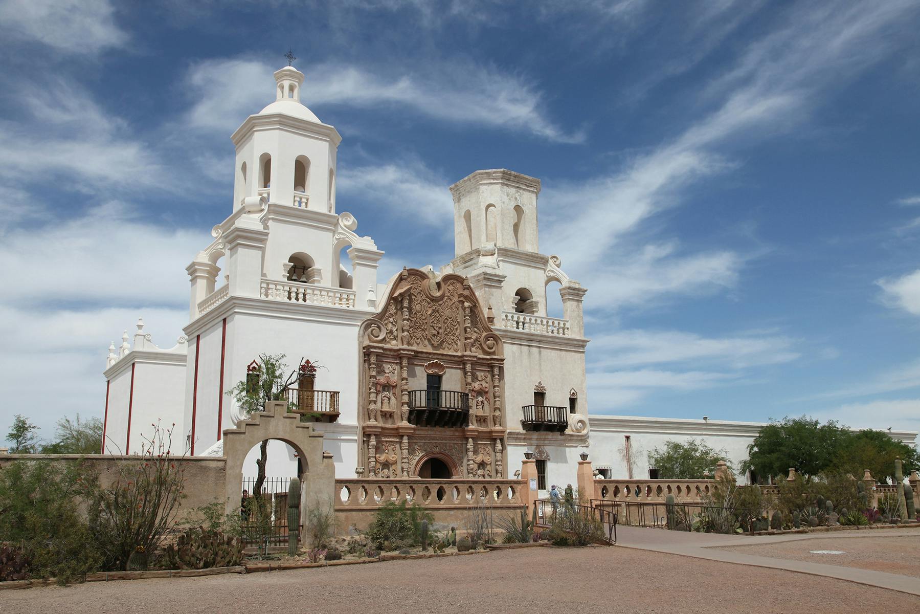 USA San Xavier facade 2011