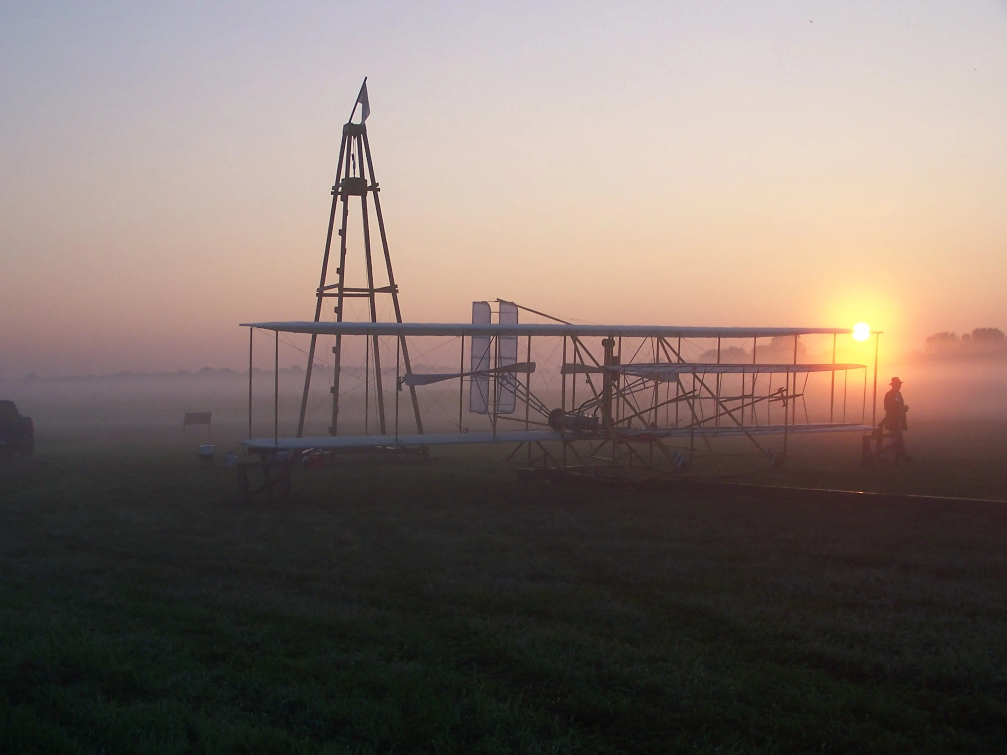 USA Dayton Aviation Sites Huffman Prairie Flying Field Sunrise