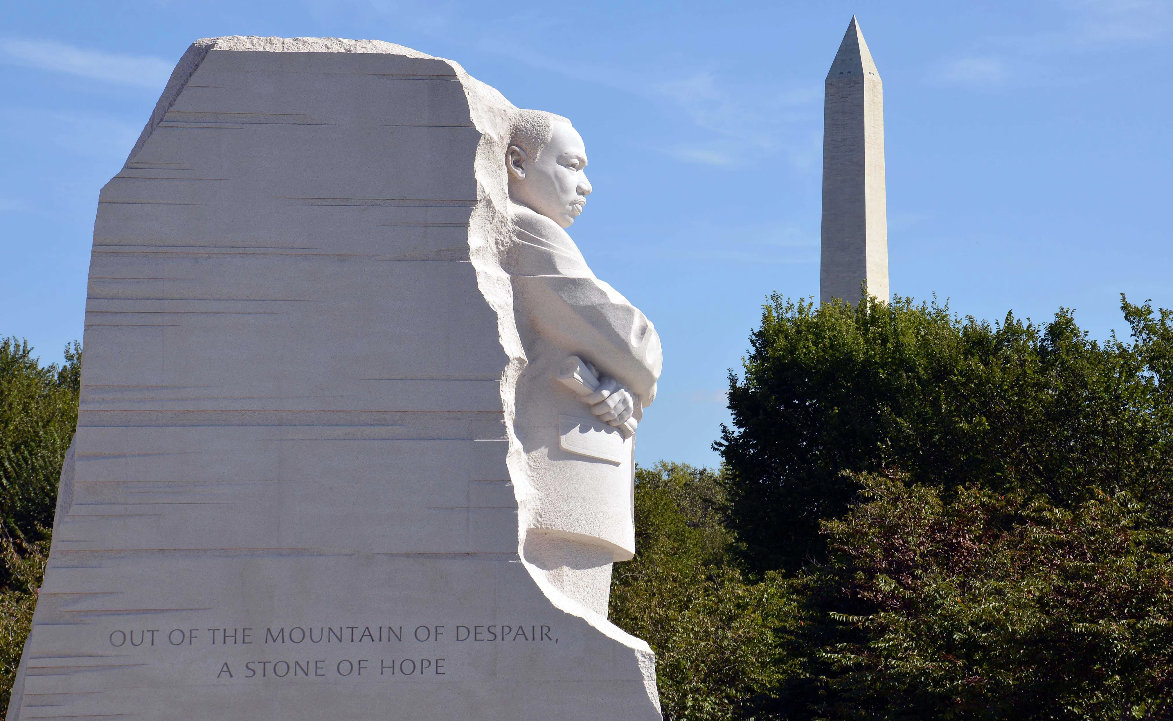 USA National Park Service DC MLK Monument Stone of Hope