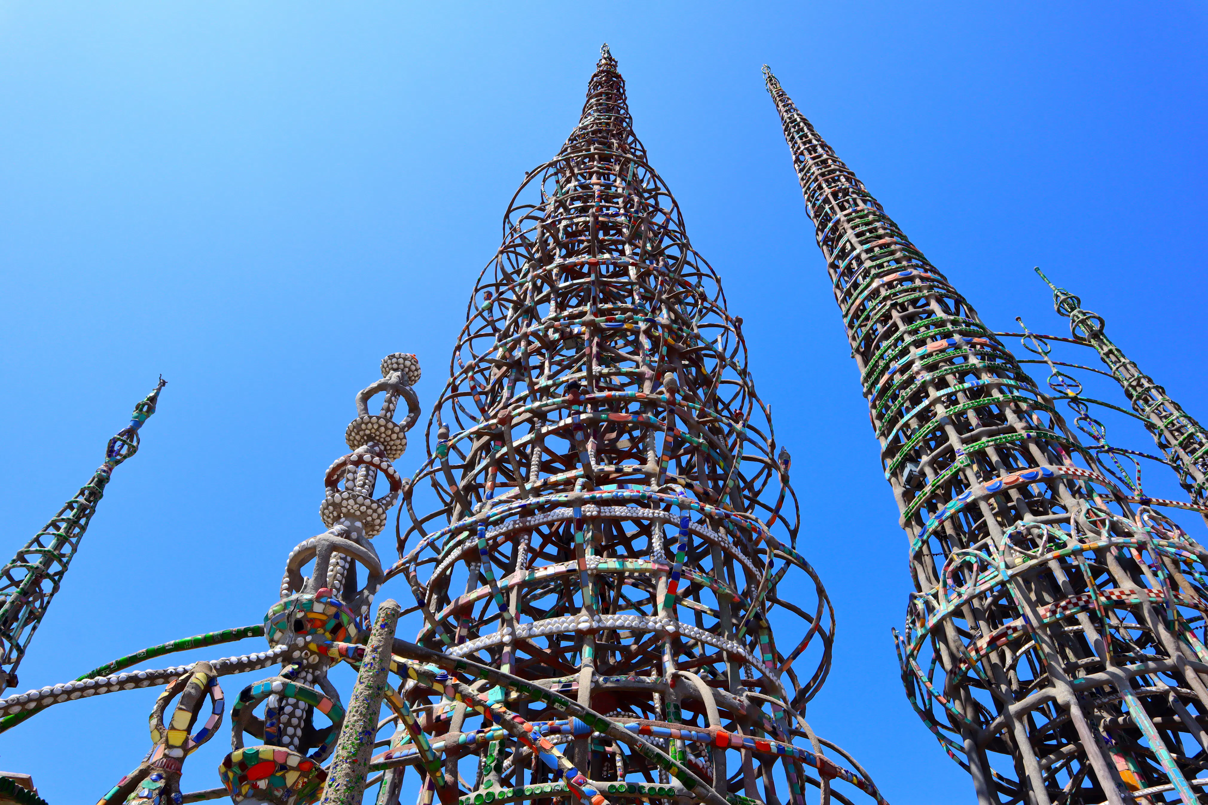 USA Watts Towers Adobe Stock 629282517 Editorial Use Only
