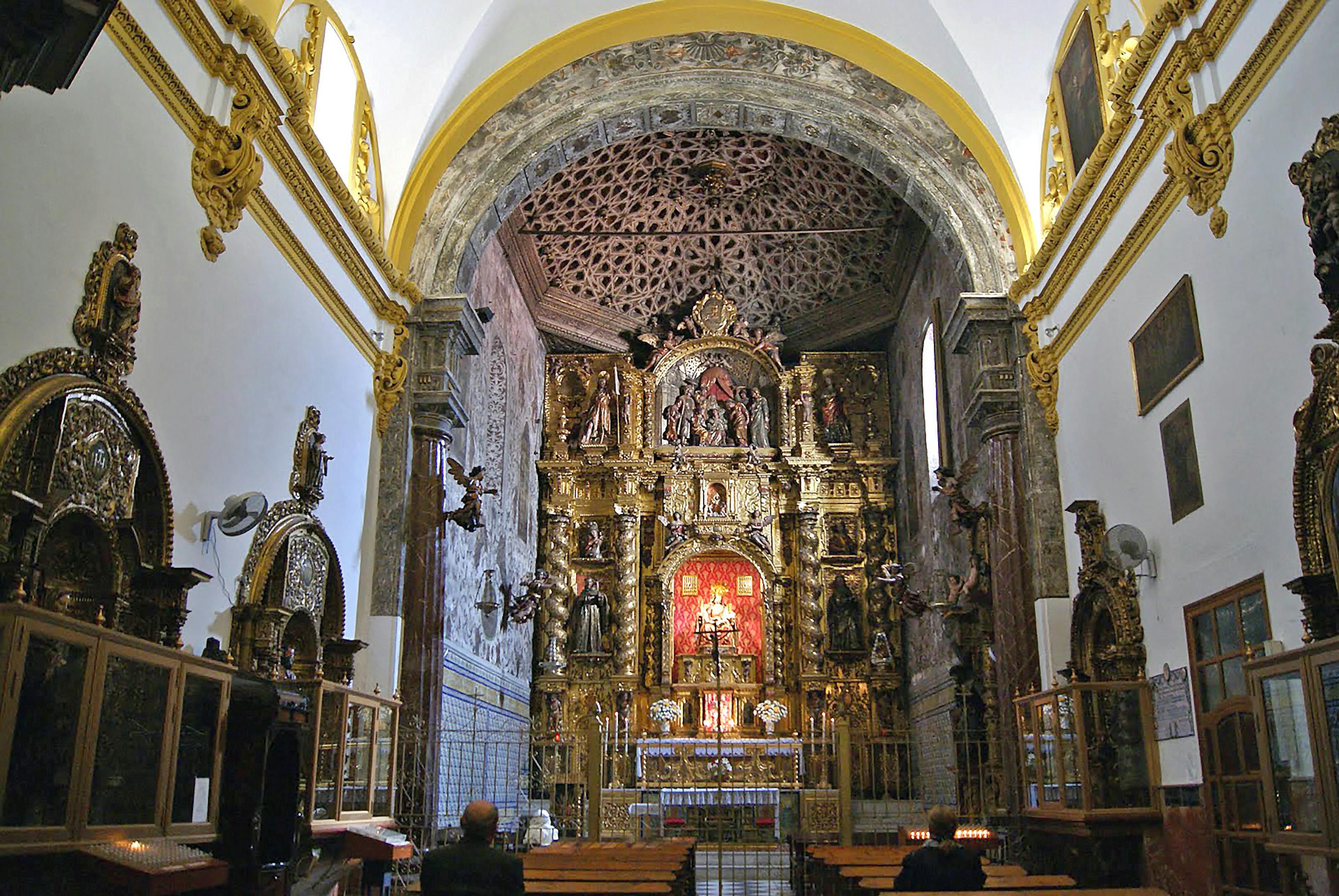 Main altar of the Monastery of Santa María de Jesús, 2014