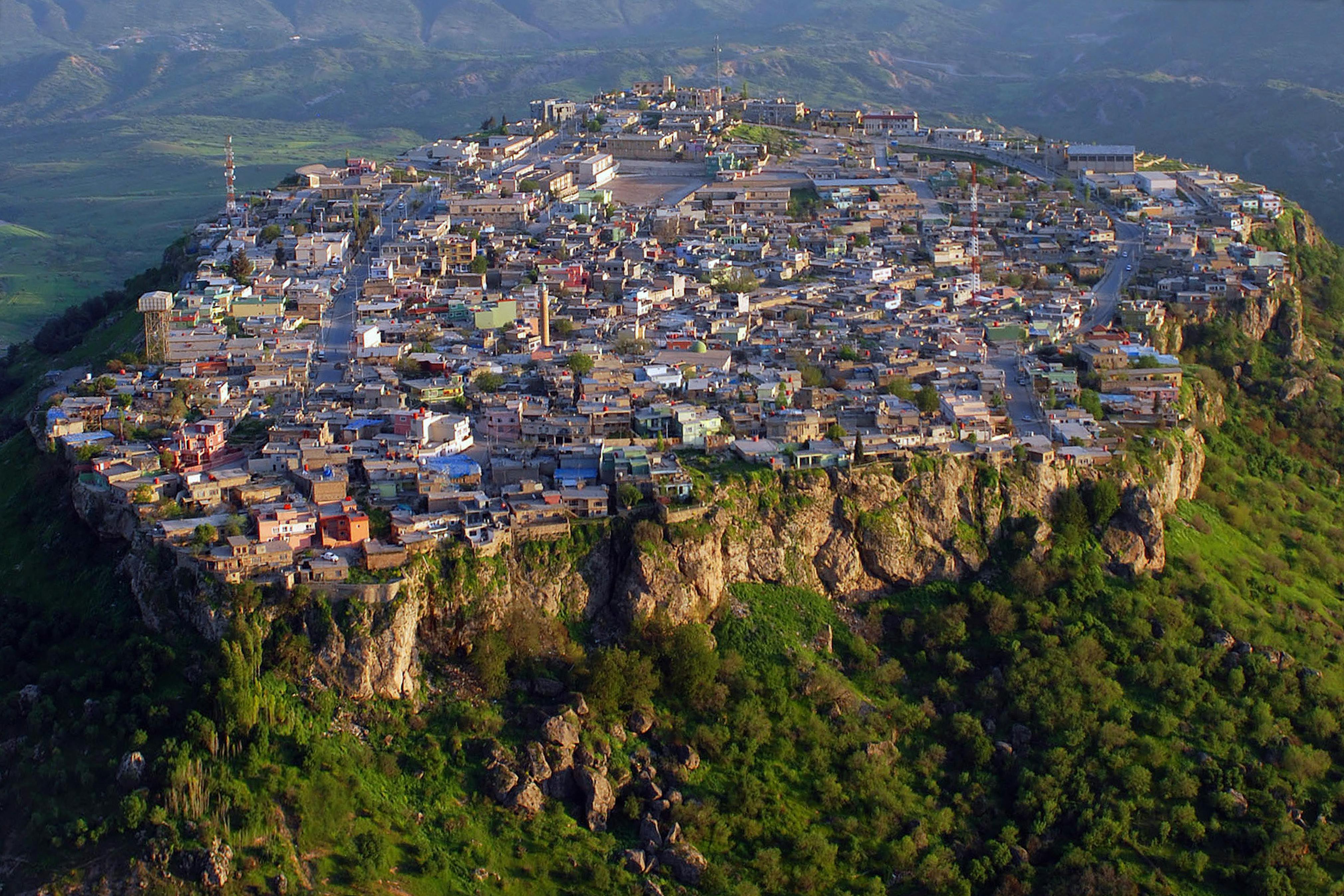 A recent view of the hilltop of Amedy from the north, 2007