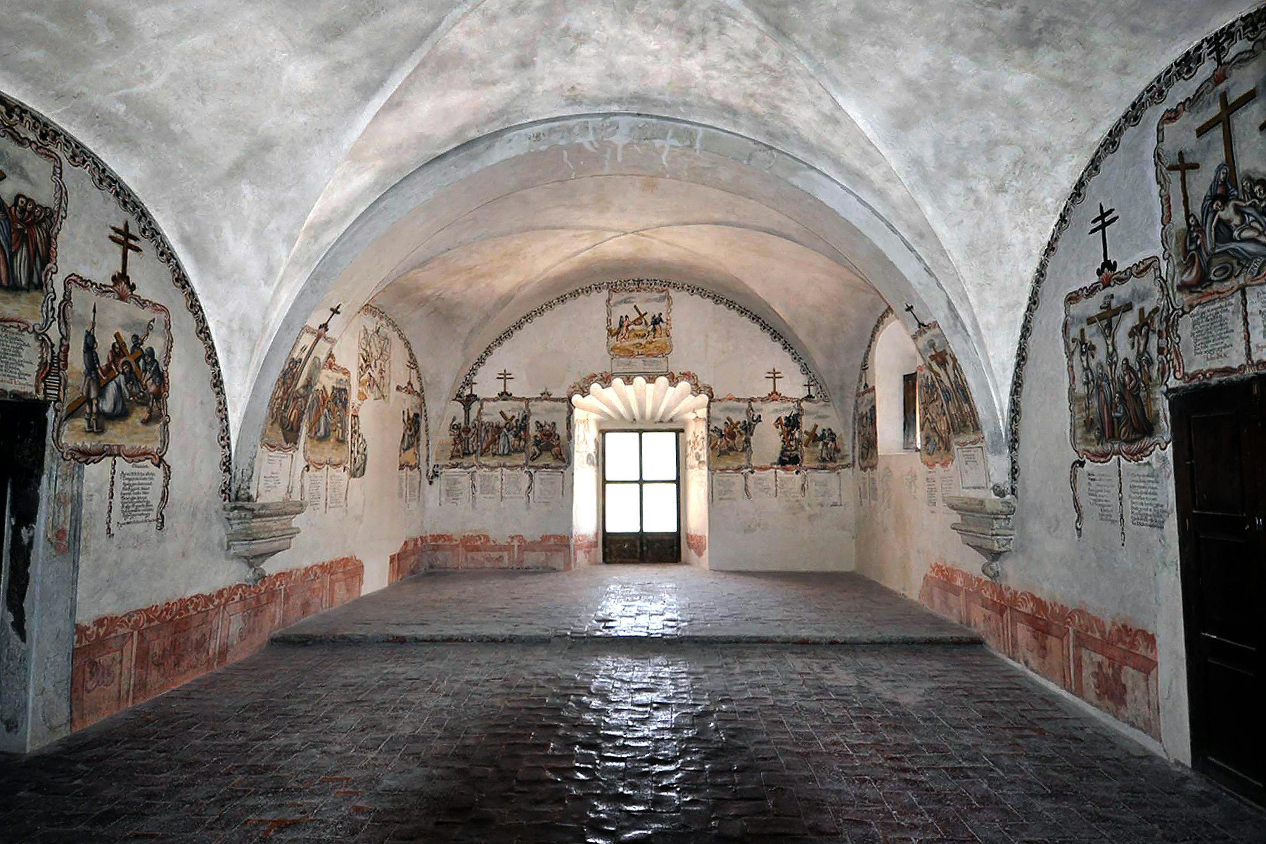 Choir mural post-conservation, August 2011