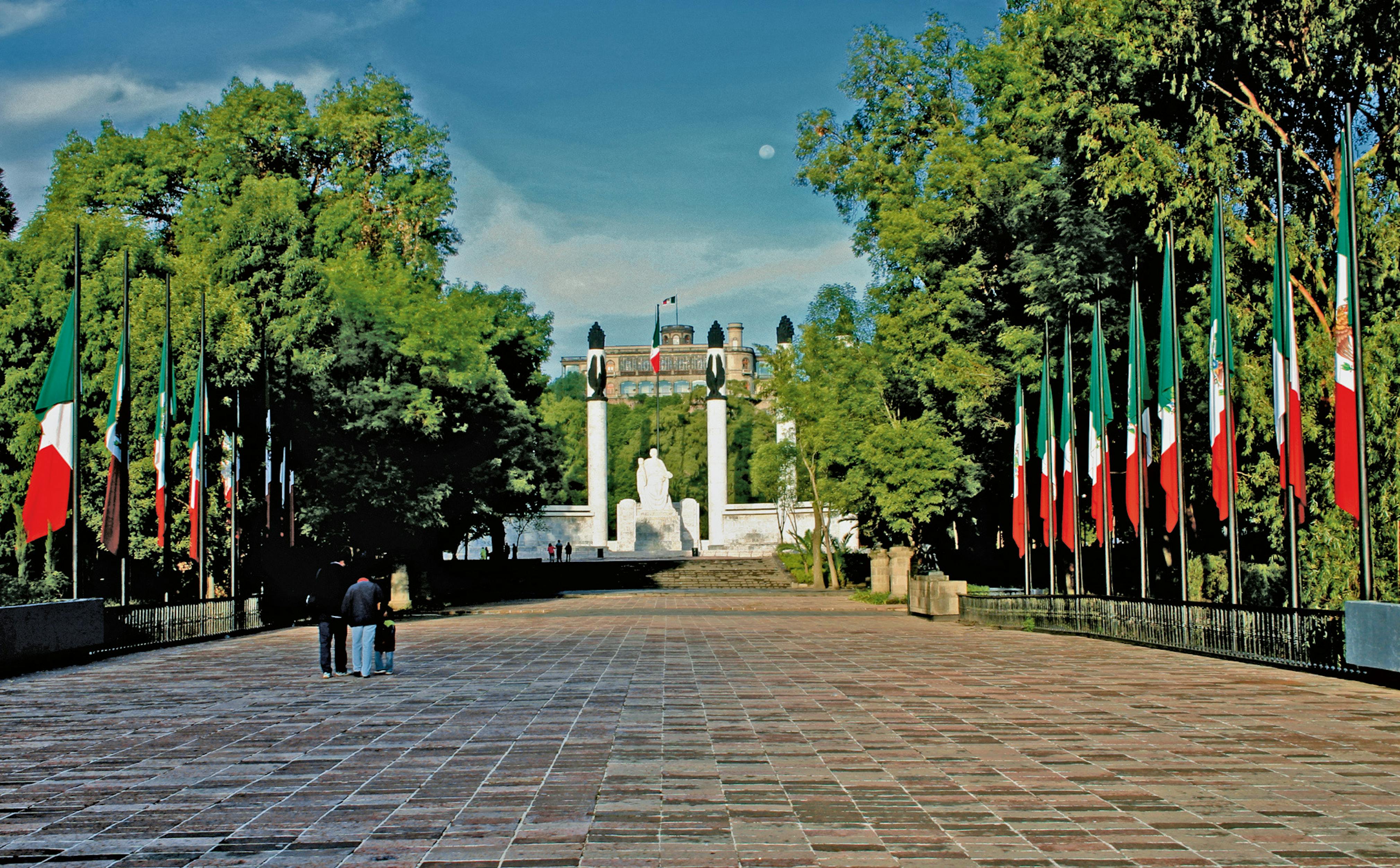 Altar to the Fatherland at Chapultepec Park, created by architect Enrique Aragón and sculptor Ernesto Tamariz, 2011