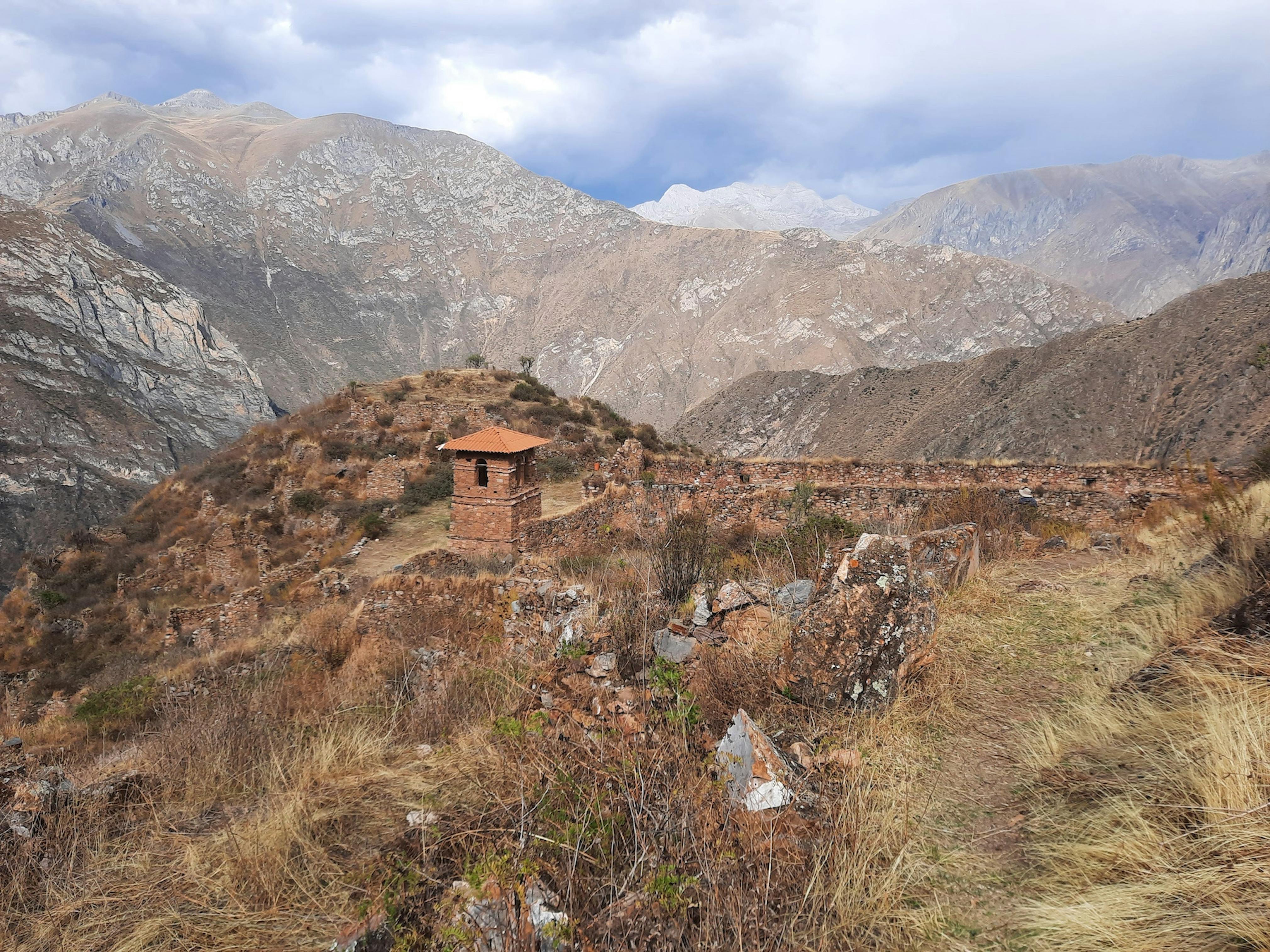 Entrance to the Huaquis town in the Yanacancha-Huaquis Cultural Landscape of Peru, 2021.