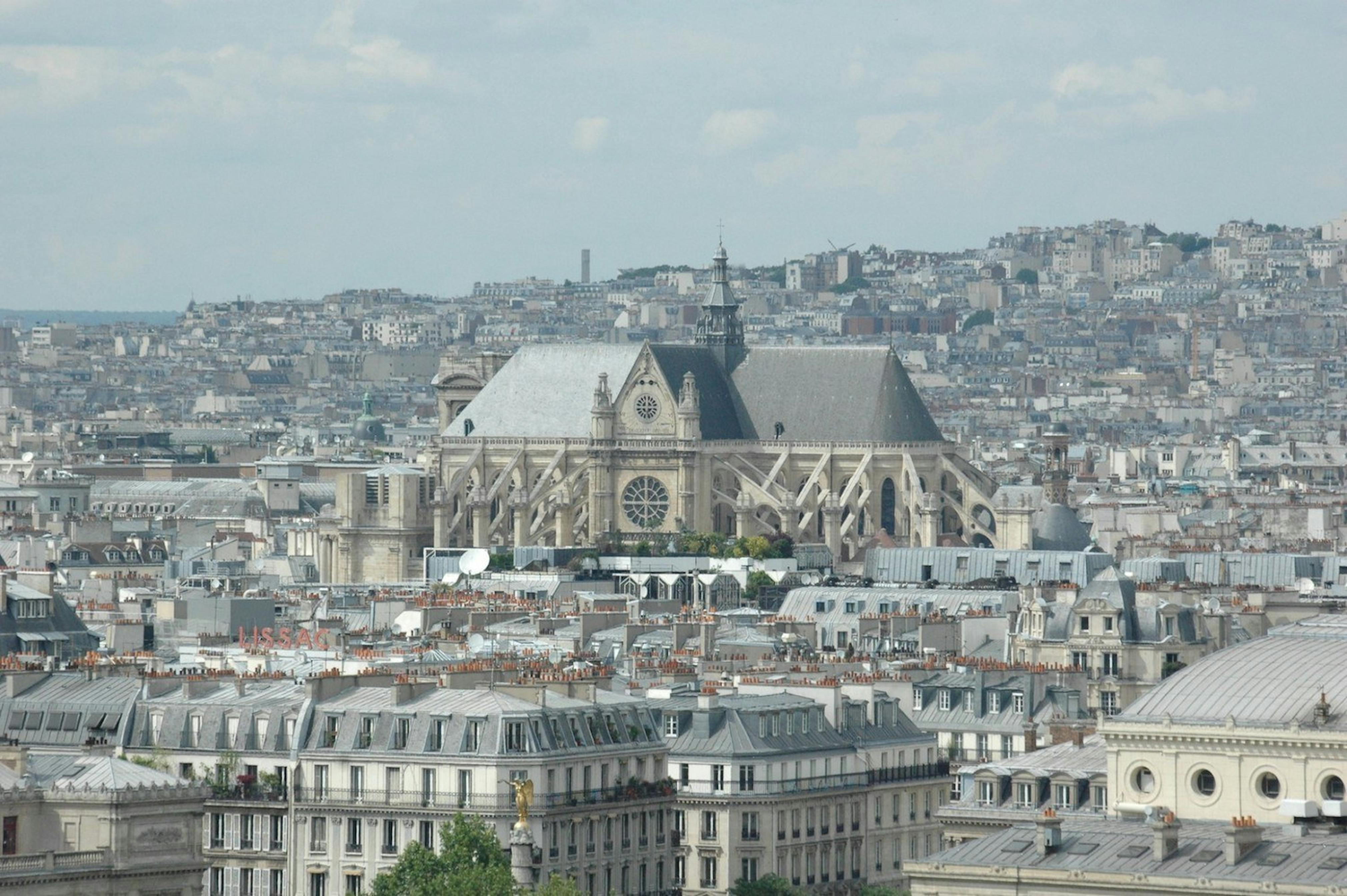 The Church of Saint-Eustache in the middle of Paris&#039; 1st Arrondissement, near the market of Les Halles. Photo credit: Louis Robiche/Paroisse Saint-Eustache.