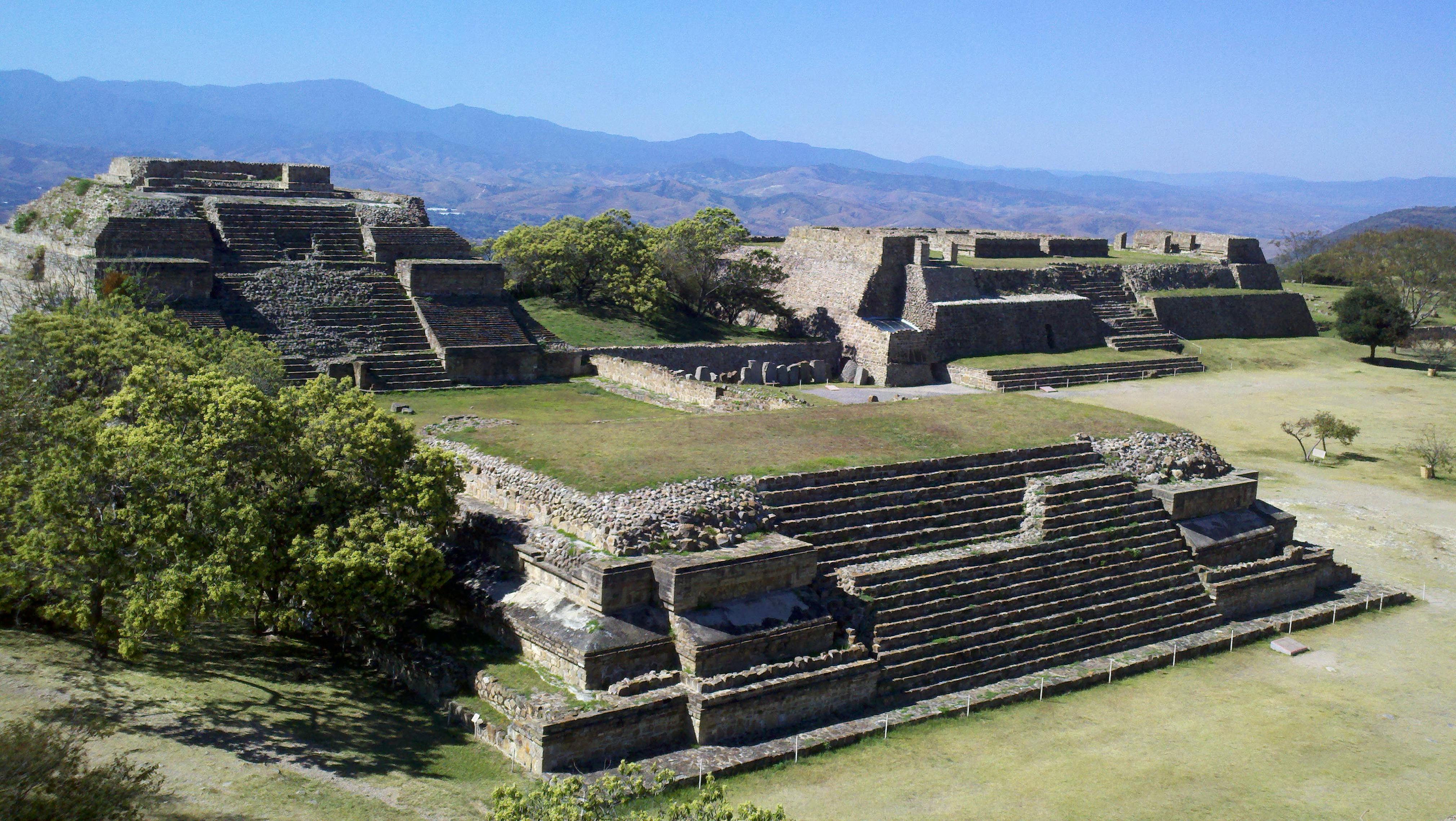 Monte Albán Archaeological Site in Oaxaca, Mexico, which sustained damage during the 2017 earthquakes.