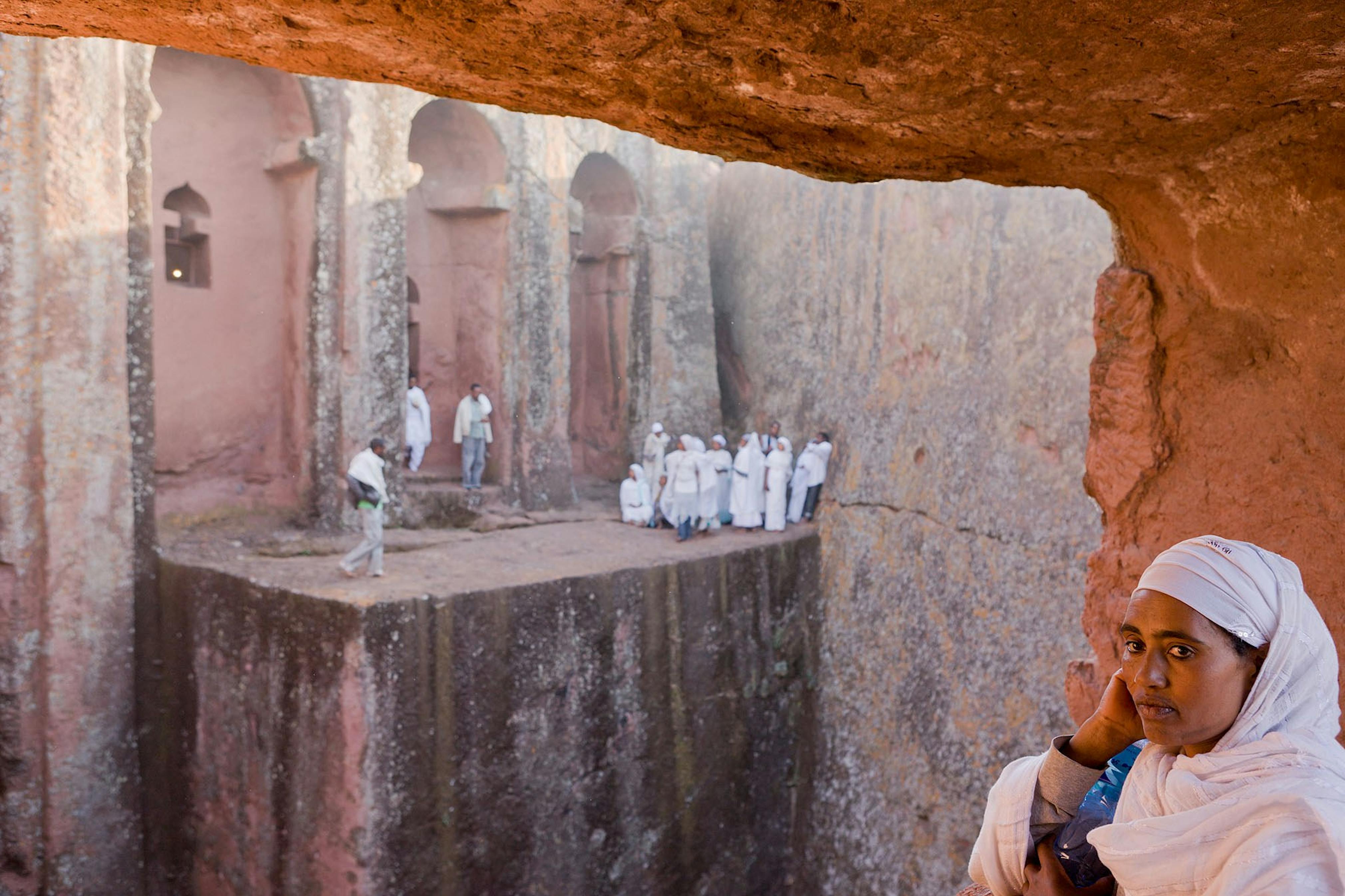 The rock-hewn churches of Lalibela, Ethiopia, by Iwan Baan.