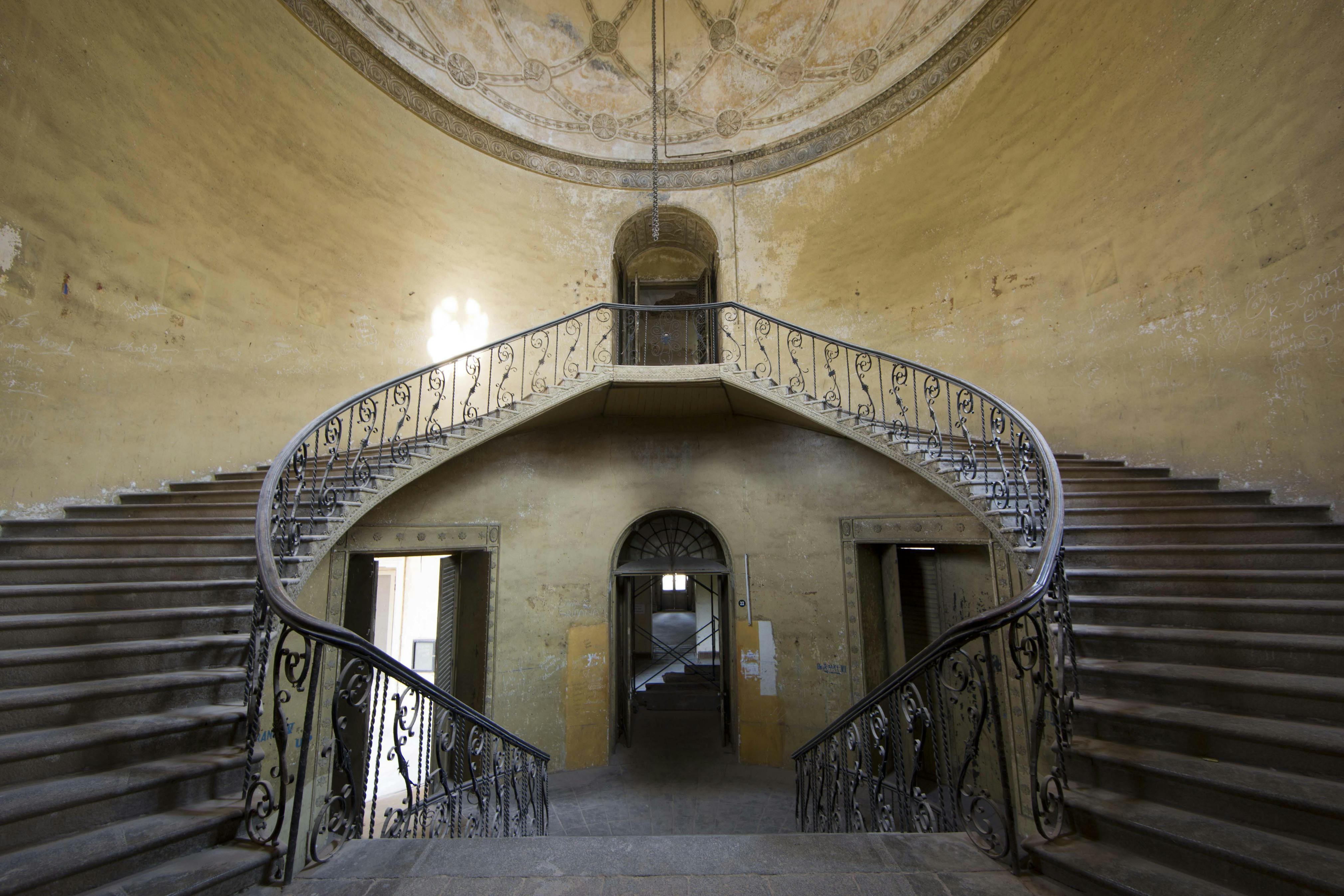 staircase, Osmania Women&#039;s College, India, 2016