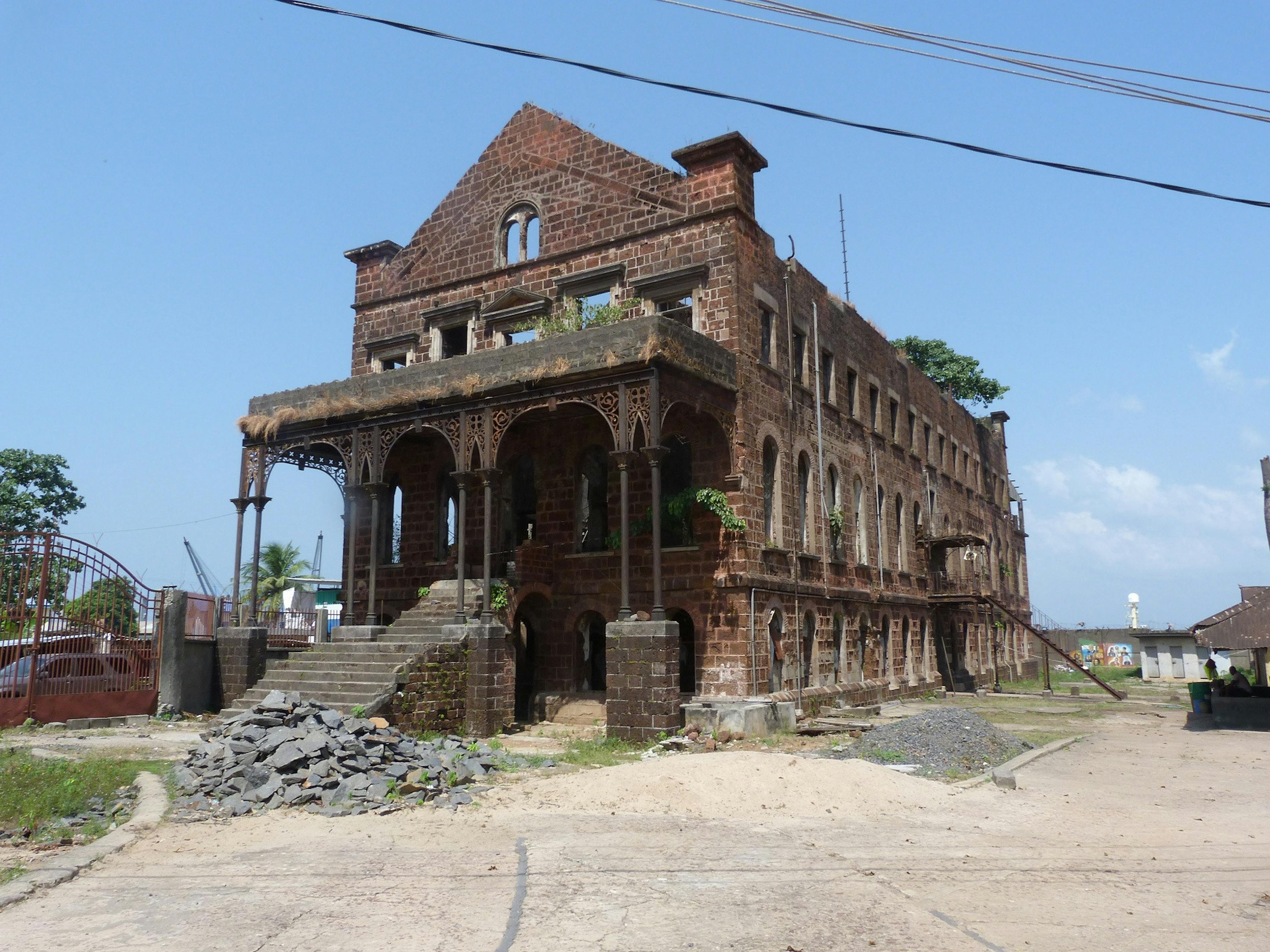 Front elevation of Old Fourah Bay College, Sierra Leone, 2017